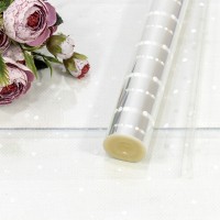 Плёнка 0,7м 500г прозрачная с печатью 13 Белый 1/10 Арт: 70013/1