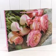 Пакет подарочный &quot;Цветы&quot; (микс) 45*32*11 157г 1/20 1/240 Арт: 00019AA - Пакет подарочный "Цветы" (микс) 45*32*11 157г 1/20 1/240 Арт: 00019AA