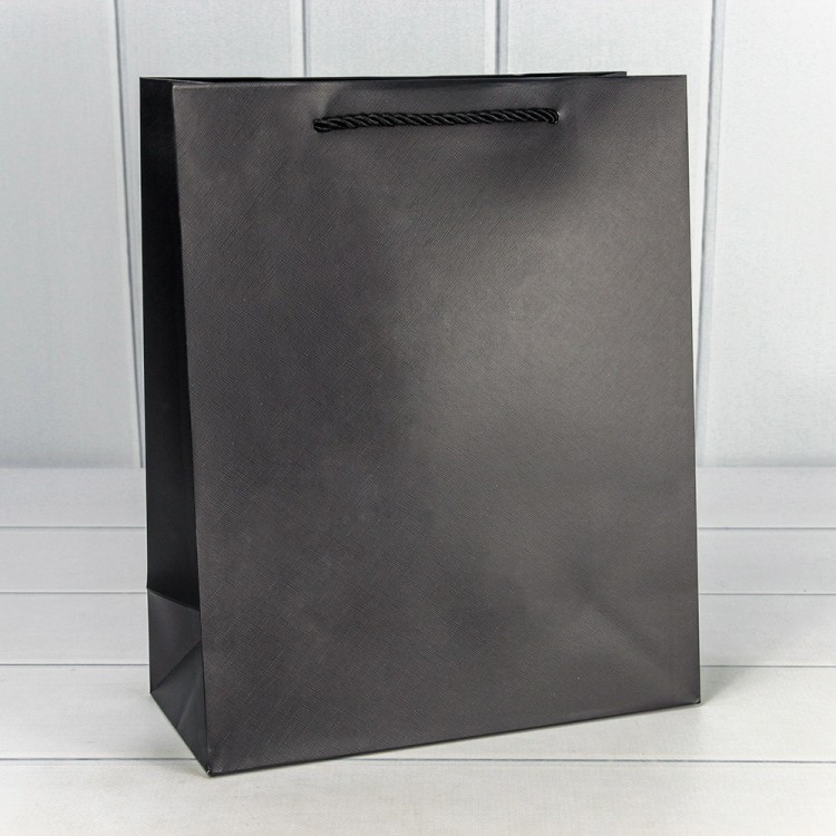 Пакет подарочный "Фактура-890" Чёрный 18*23*10 210г 1/20 1/360 Арт: 000890E/2