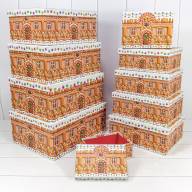 Коробки Прямоугольные Набор 1/10 37,5*29*16 &quot;Новый год&quot;-3010 1/4 Арт: 730605/3010 - Коробки Прямоугольные Набор 1/10 37,5*29*16 "Новый год"-3010 1/4 Арт: 730605/3010