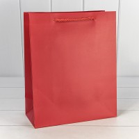 Пакет подарочный "Фактура-890" Красный 26*32*12 210г 1/20 1/240 Арт: 000890C/8