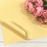 Плёнка в листах 60*60 (20 шт.) матовая "Корейская" 55мкм Жёлтый 1/60 Арт: 1698/2001