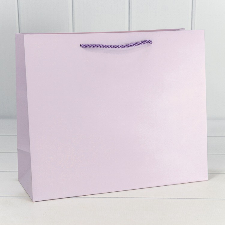 Пакет подарочный "Фактура-890" Сиреневый 31*26*12 210г 1/20 1/240 Арт: 000890CA/4