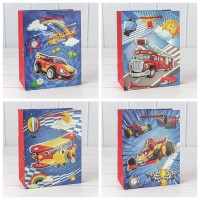 Пакет подарочный с 3D аппликацией "Детский" (микс 317) 18*23*10 210г 1/20 1/360 Арт: 000317E