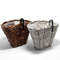 Корзинка плетеная Настенная Полукруглая 25*15*19 зауженная (ассортимент) 1/36 Арт: 000420-61