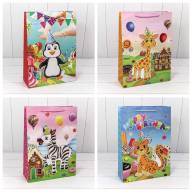 Пакет подарочный с 3D аппликацией "Детский" (микс 105) 30*41,5*12 210г 1/20 1/80 Арт: 000105A - Пакет подарочный с 3D аппликацией "Детский" (микс 105) 30*41,5*12 210г 1/20 1/80 Арт: 000105A