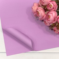 Плёнка в листах 60*60 (20 шт.) матовая "Корейская" 55мкм Светло-фиолетовый 1/60 Арт: 1698/2563