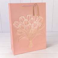 Пакет подарочный с тиснением "Букет" (микс) 31*42*12 210г 1/20 1/80 Арт: 000330A - Пакет подарочный с тиснением "Букет" (микс) 31*42*12 210г 1/20 1/80 Арт: 000330A