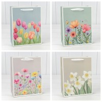 Пакет подарочный "Цветы" (микс 226) 18*23*10 210г 1/20 1/360 Арт: 000226E