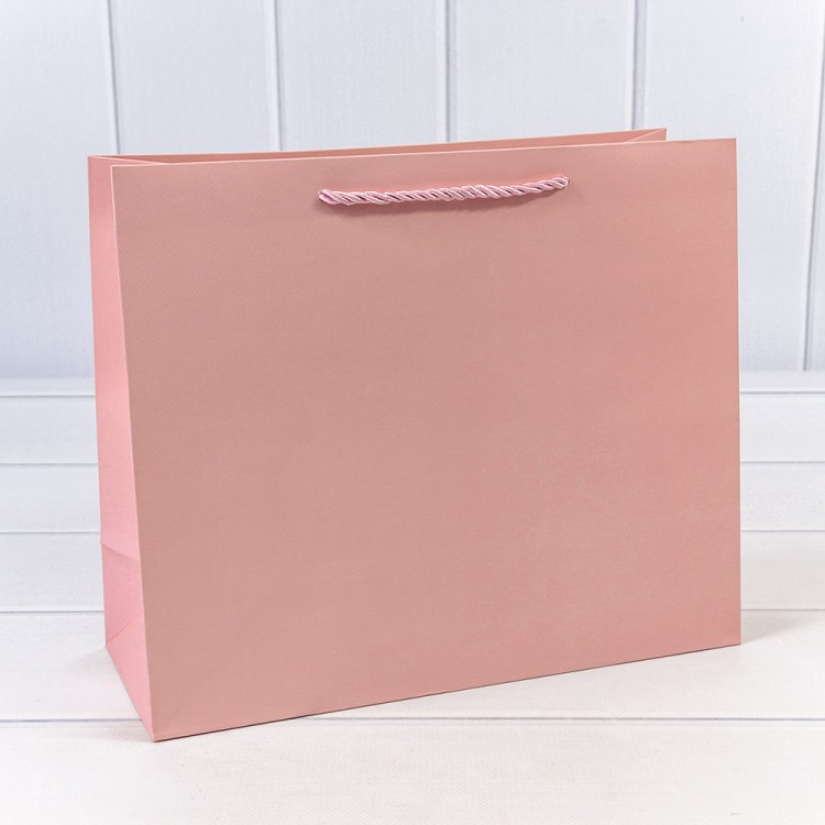 Пакет подарочный "Фактура-890" Розовый 31*26*12 210г 1/20 1/240 Арт: 000890CA/3