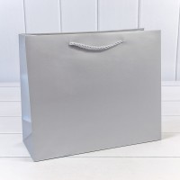 Пакет подарочный "Фактура-890" Серебряный 31*26*12 210г 1/20 1/240 Арт: 000890CA/6