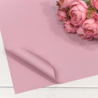 Плёнка в листах 60*60 (20 шт.) матовая "Корейская" 55мкм Розовато-сиреневый 1/60 Арт: 1698/2052