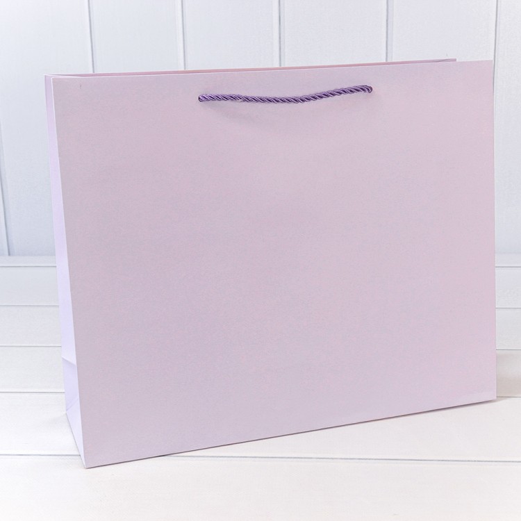 Пакет подарочный "Фактура-890" Сиреневый 39,5*32*12 210г 1/20 1/80 Арт: 000890AA/4