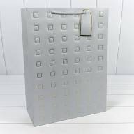 Пакет подарочный с тиснением "Квадратики" (микс) 31*42*15 210г 1/20 1/80 Арт: 000881A - Пакет подарочный с тиснением "Квадратики" (микс) 31*42*15 210г 1/20 1/80 Арт: 000881A