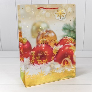 Пакет подарочный "Новый год" (микс 429) 30*41,5*12 210г 1/20 1/120 Арт: 300429A