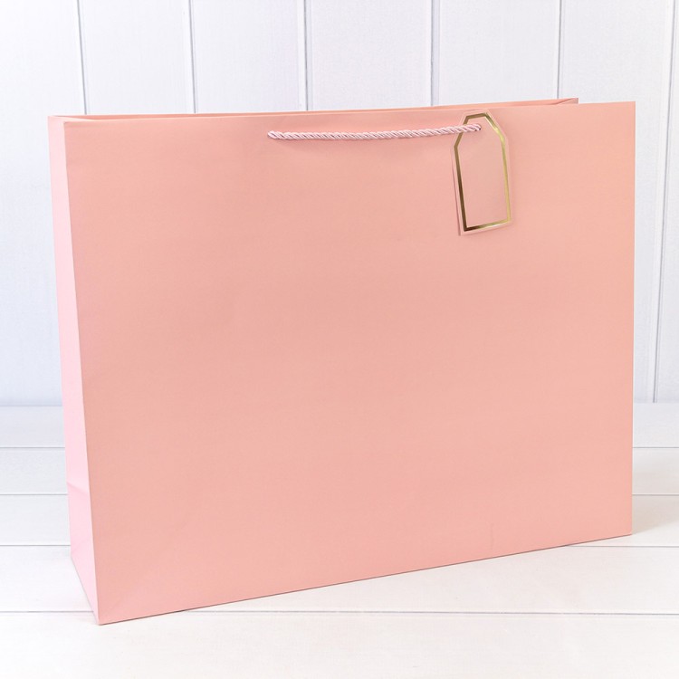 Пакет подарочный "Фактура-890" Розовый 50*40*15 210г 1/20 1/80 Арт: 000890TA/3