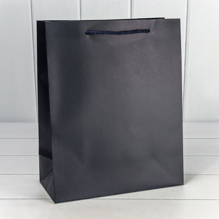 Пакет подарочный "Фактура-890" Синий 18*23*10 210г 1/20 1/360 Арт: 000890E/7