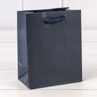 Пакет подарочный "Фактура-890" Синий 12*15*7 210г 1/20 1/480 Арт: 000890H/7