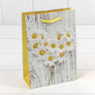 Пакет подарочный &quot;Цветы&quot; (микс) 14*20*7 128г 1/20 1/600 Арт: 00019G - Пакет подарочный "Цветы" (микс) 14*20*7 128г 1/20 1/600 Арт: 00019G