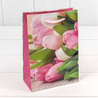 Пакет подарочный &quot;Цветы&quot; (микс) 14*20*7 128г 1/20 1/600 Арт: 00019G - Пакет подарочный "Цветы" (микс) 14*20*7 128г 1/20 1/600 Арт: 00019G